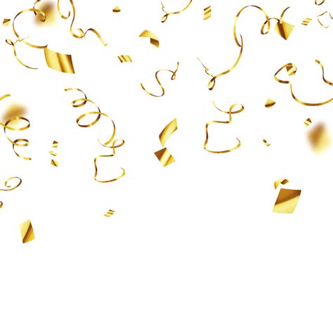 Gold Confetti Png Vector Psd And Clipart With Transparent Background