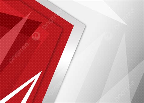 Red And White Business Minimalistic Geometric Abstract Background