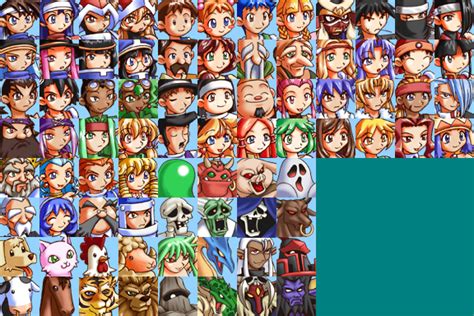 The Spriters Resource Full Sheet View Rpg Maker 2000 Portraits