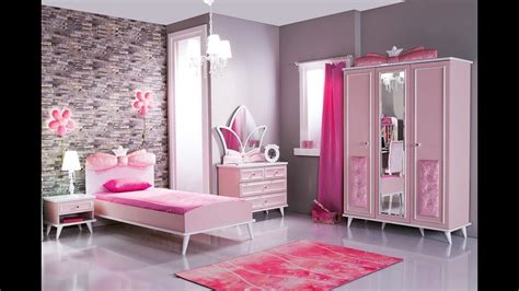 اجمل غرفة بنات في العالم غرف نوم للبنات باللون الوردى افخم فخمه