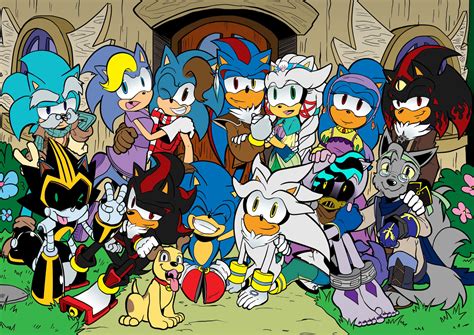 Download Sonic The Hedgehog Characters 4960 X 3507 Wallpaper Wallpaper
