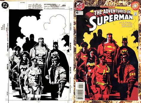 The Cover To The Adventures Of Superman Annual 6 By Mike Mignola R