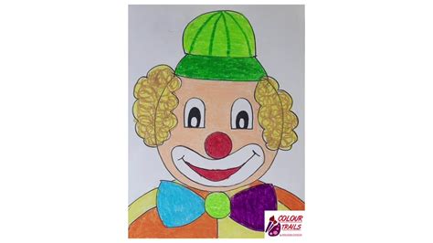 How To Draw A Clown Step By Step Youtube