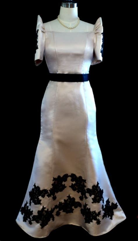 Mestiza Gown 5010 Barongs R Us Modern Filipiniana Dress