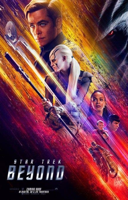Star Trek Beyond Posters Beam Up Karl Urban Sofia Boutella Collider