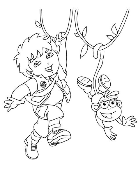 It's that spooky time of year again and the team at familyfun hope you will enjoy these halloween colouring pages for you and your kids. Free Printable Diego Coloring Pages For Kids | Coloring ...