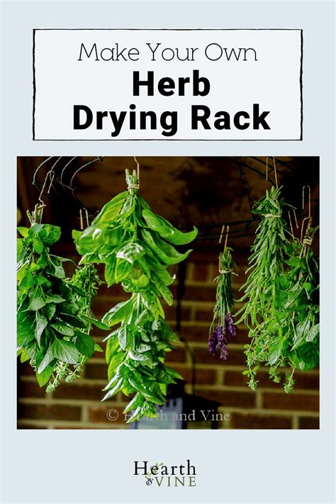 Diy Herb Drying Rack Tutorial Using Basic Recycled Materials In 2021