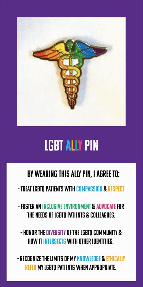 Rainbow Ally Pin Outforhealthtx