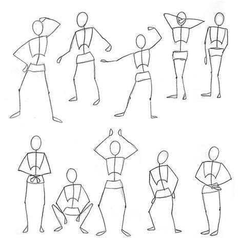 Stick Figure Gesture Drawing Tama Mcnulty