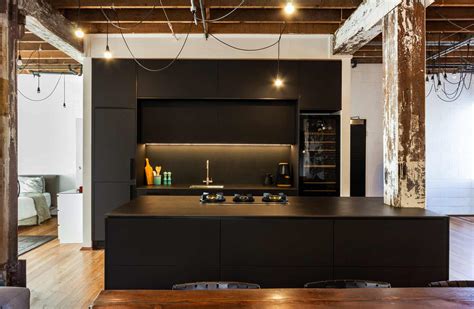 Black Industrial Kitchen Darlinghurst Premier Kitchens