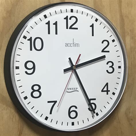 305cm Clerkenwell Round Silent Wall Clock By Acctim Acctim Clock