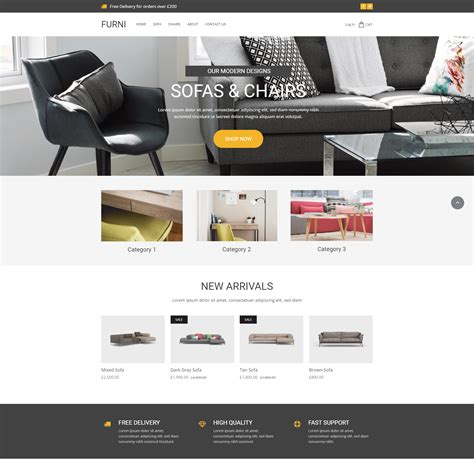 Furniture Website Templates
