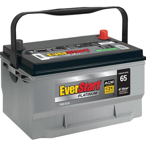 Everstart Platinum Agm Automotive Battery Group Size 65 12 Volt 775