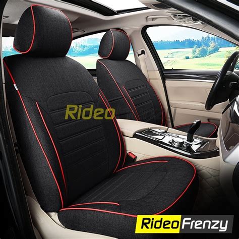 buy summer breathable automotive linen car seat covers 16 mm evlon foam premium black car