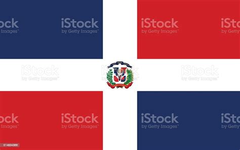 Bandiera Della Repubblica Dominicana Immagini Vettoriali Stock E