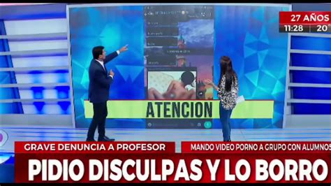 Profesor PublicÓ Un Video Porno En Un Grupo De Alumnos De 5 Grado PidiÓ Disculpas Y Lo Borro
