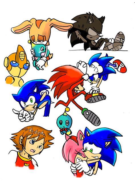 Sonic X Doodles By Blinded Djinn On Deviantart