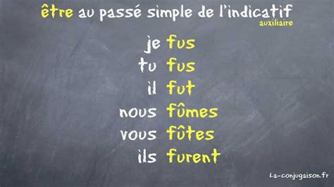 Passé simple French