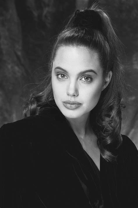 angelina jolie in a photo shoot 1991 by robert kim angelina jolie angelina jolie 90s