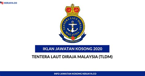 Tentera Laut Diraja Malaysia Tldm Kerja Kosong Kerajaan