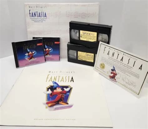 Walt Disney Masterpiece Fantasia Deluxe Collector Edition Box Set W