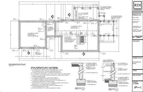 Foundation Plan 1 Residential Design Inc