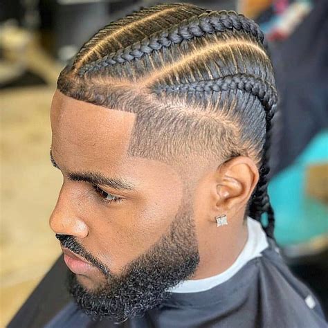 Coiffure Homme Tresse Cornrow Hairstyles For Men Boy Braids