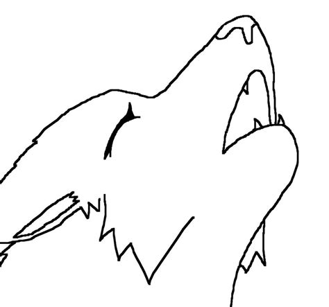 How To Draw A Wolf Howling Clipart Best