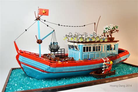 Vietnamese Fishing Boat Lego Ship Lego Boat Lego