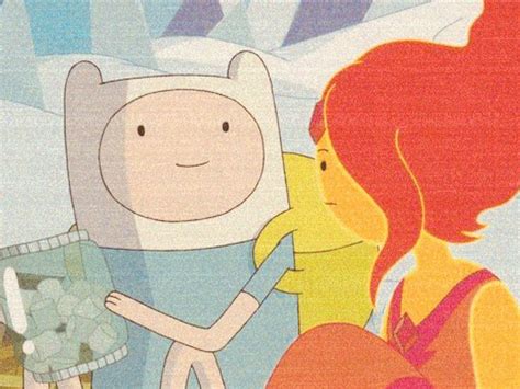 Finn The Human And Flame Princess Adventure Time Princesa Flama Finn El Humano Marceline