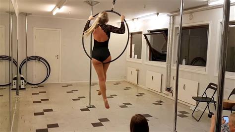 aerial hoop freestyle performance at prana pole youtube