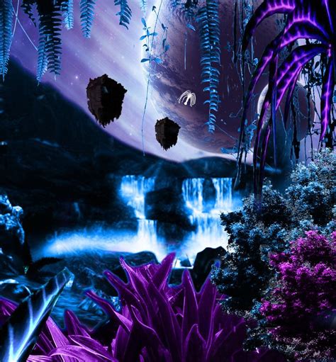 Beauty Of Pandora Avatar Movie Avatar World Scenery