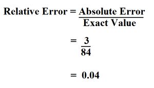 Beside above, what is the formula for calculating mean deviation? How to Calculate Relative Error.