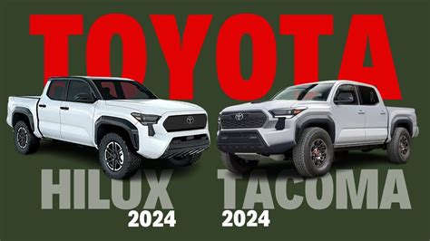 Toyota Hilux 2024 Y Tacoma 2024 Compartirán Plataforma Y Diseño 🔥 Youtube