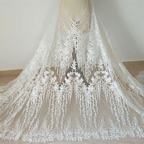 2020 New Arrival Floral Lace Fabric Wedding Dress Fabric Etsy