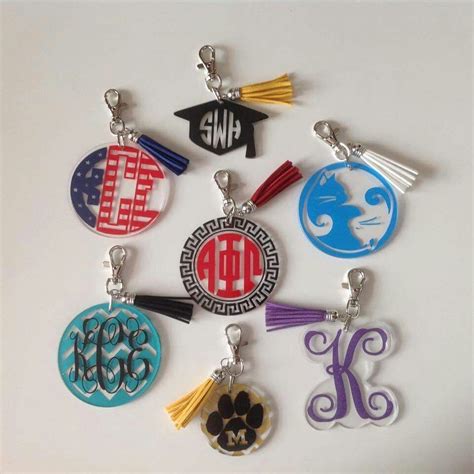 Silhouette Cameo Keychain Personalized Items Collar Silhouette