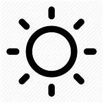 Icon Summer Weather Sunny Forecast Chamber Clear