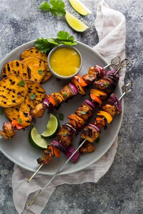 Just let the chicken sit in the. Chili Lime Chicken Skewers with Mango Sauce, an easy ...