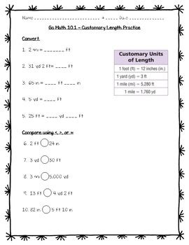 Fifth grade math topics supported by mathscore.com provide both a strong conceptual understanding as well as unlimited practice to achieve computational fluency. Go Math - 5th Grade Chapter 10 - Convert Units of Measure ...