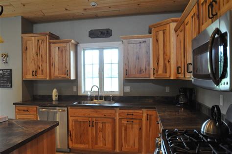 Country Style Rustic Hickory Farmhouse Kitchen Chicago By