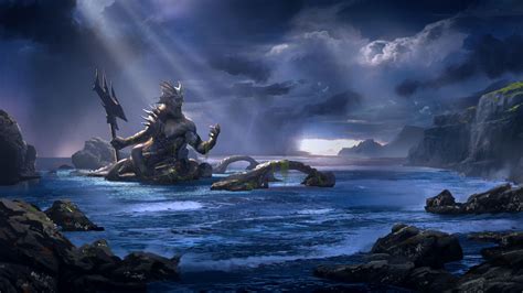 God Of War Ascension Poseidon Wallpapers Hd Wallpapers Id 12678