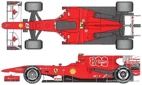 All of these f1 resources are for free download on pngtree. 2010 Ferrari F10 F1 GP Formula blueprints free - Outlines