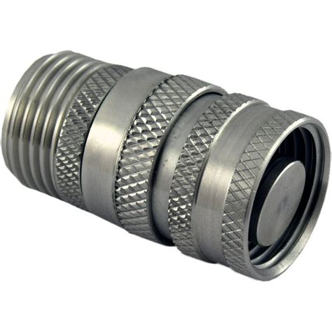Quick Disconnect Garden Hose Fitting No Stop 304 Stainless Steel Male X