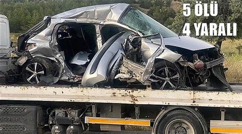İki otomobil çarpıştı 5 ölü 4 yaralı YURT Ordu Gazete