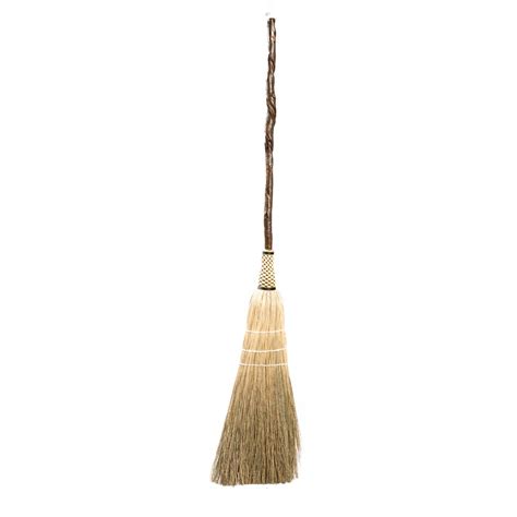 Small Fancy Sweeper Broom Southern Highland Craft Guild