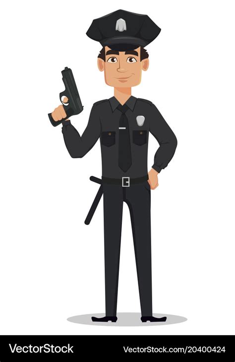 Police Officer Policeman Royalty Free Vector Image