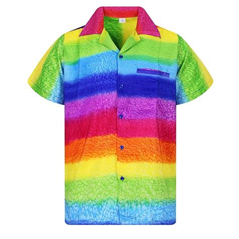 Venta Camisa De Colores Arcoiris En Stock