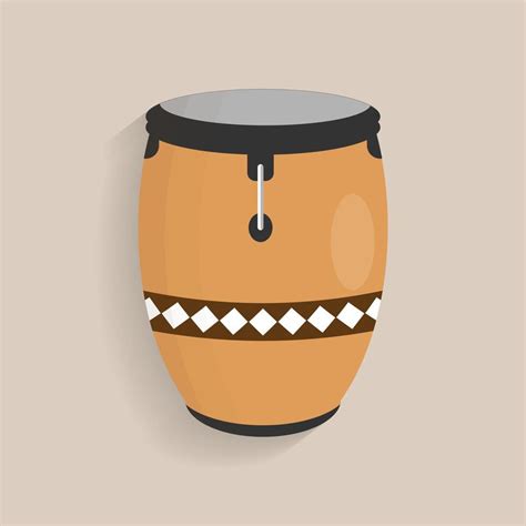 Conga Drum Percussion Musical Instrument Vector 14829128 Vector