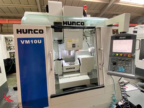 Used Hurco Vm10u 2010 5 Axis Machining Centres For Sale Percy Martin