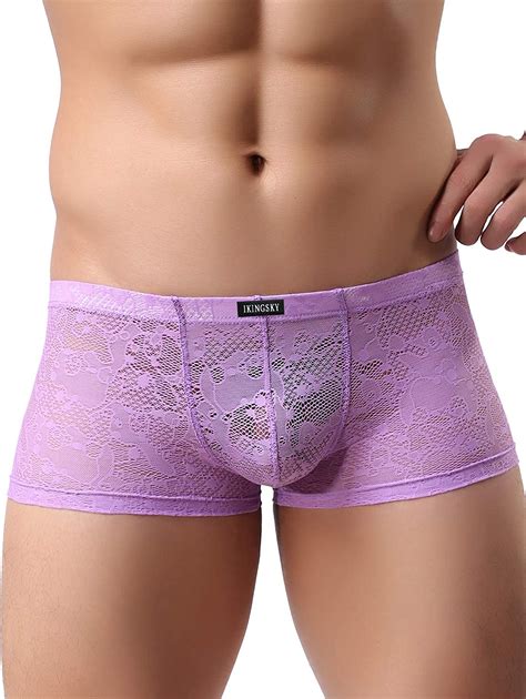Ikingksy Men S Sexy Boxer Briefs Soft Low Rise Pouch Underwear Ebay